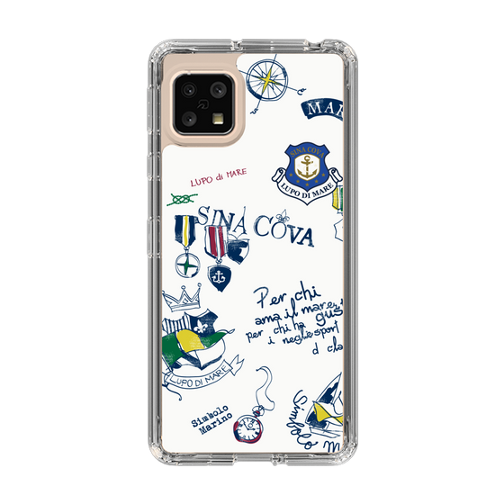 Slim Protection Case［ SINA COVA - All-Over Marine Motif ］