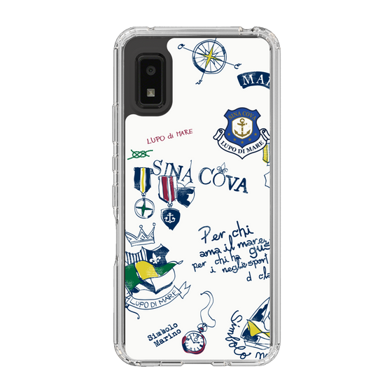 Slim Protection Case［ SINA COVA - All-Over Marine Motif ］
