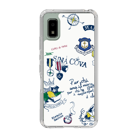 Slim Protection Case［ SINA COVA - All-Over Marine Motif ］
