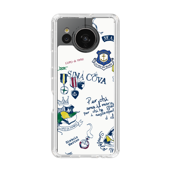 Slim Protection Case［ SINA COVA - All-Over Marine Motif ］