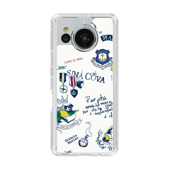 Slim Protection Case［ SINA COVA - All-Over Marine Motif ］