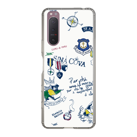 Slim Protection Case［ SINA COVA - All-Over Marine Motif ］