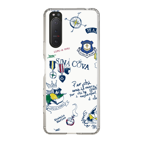 Slim Protection Case［ SINA COVA - All-Over Marine Motif ］