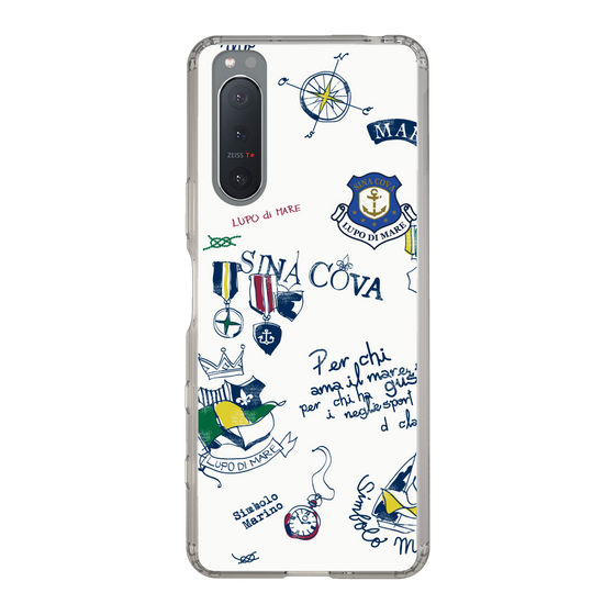 Slim Protection Case［ SINA COVA - All-Over Marine Motif ］