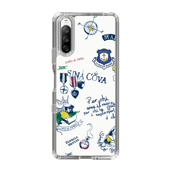 Slim Protection Case［ SINA COVA - All-Over Marine Motif ］