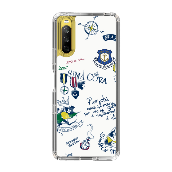 Slim Protection Case［ SINA COVA - All-Over Marine Motif ］