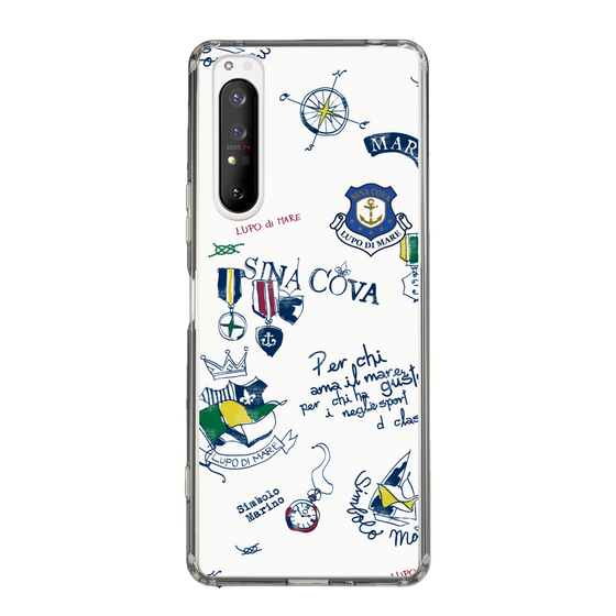 Slim Protection Case［ SINA COVA - All-Over Marine Motif ］