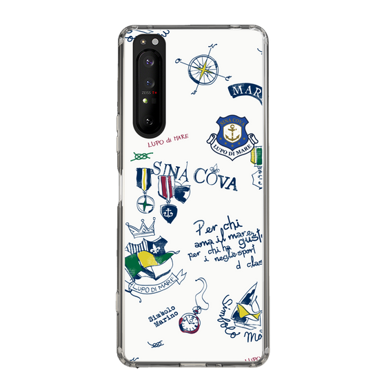 Slim Protection Case［ SINA COVA - All-Over Marine Motif ］