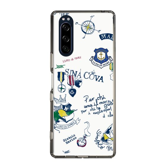Slim Protection Case［ SINA COVA - All-Over Marine Motif ］