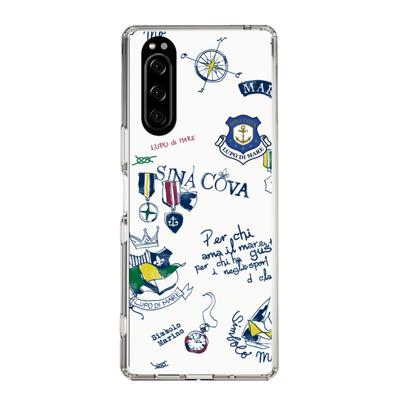 Slim Protection Case［ SINA COVA - All-Over Marine Motif ］