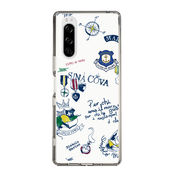 Slim Protection Case［ SINA COVA - All-Over Marine Motif ］
