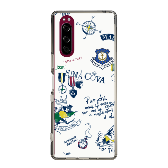 Slim Protection Case［ SINA COVA - All-Over Marine Motif ］