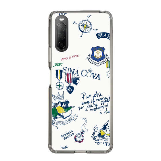 Slim Protection Case［ SINA COVA - All-Over Marine Motif ］
