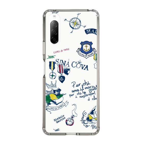 Slim Protection Case［ SINA COVA - All-Over Marine Motif ］