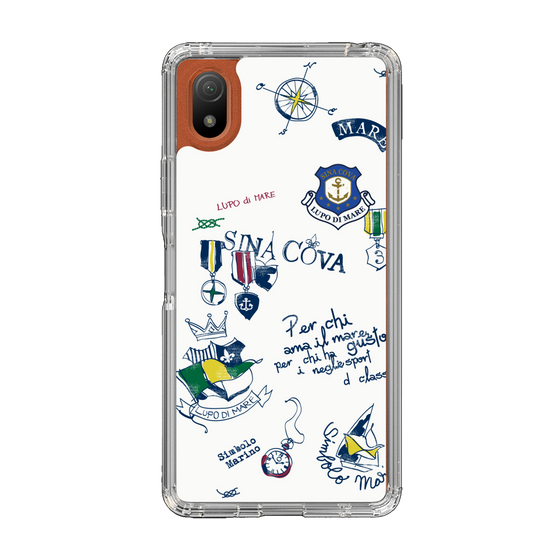 Slim Protection Case［ SINA COVA - All-Over Marine Motif ］
