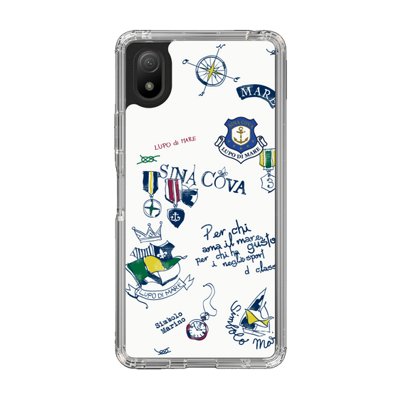 Slim Protection Case［ SINA COVA - All-Over Marine Motif ］