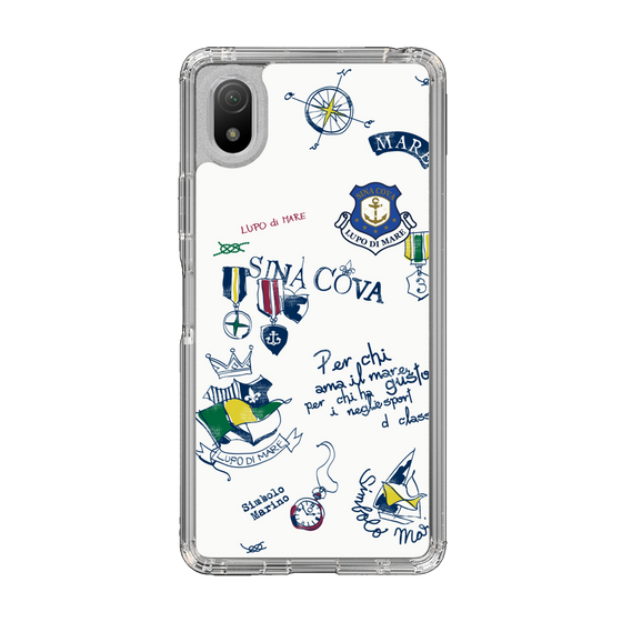 Slim Protection Case［ SINA COVA - All-Over Marine Motif ］