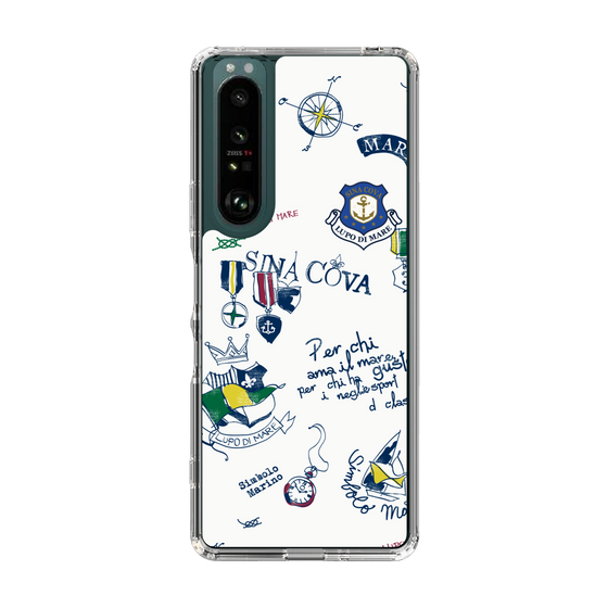 Slim Protection Case［ SINA COVA - All-Over Marine Motif ］