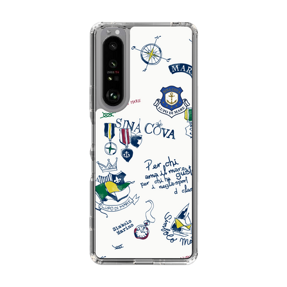 Slim Protection Case［ SINA COVA - All-Over Marine Motif ］