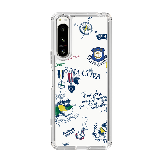 Slim Protection Case［ SINA COVA - All-Over Marine Motif ］