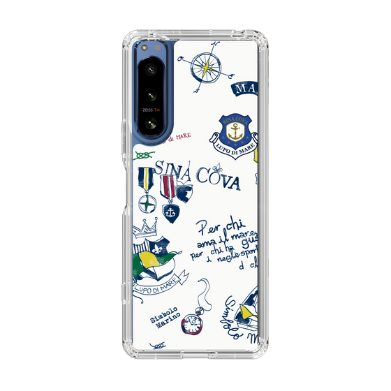 Slim Protection Case［ SINA COVA - All-Over Marine Motif ］