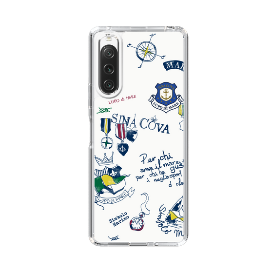 Slim Protection Case［ SINA COVA - All-Over Marine Motif ］