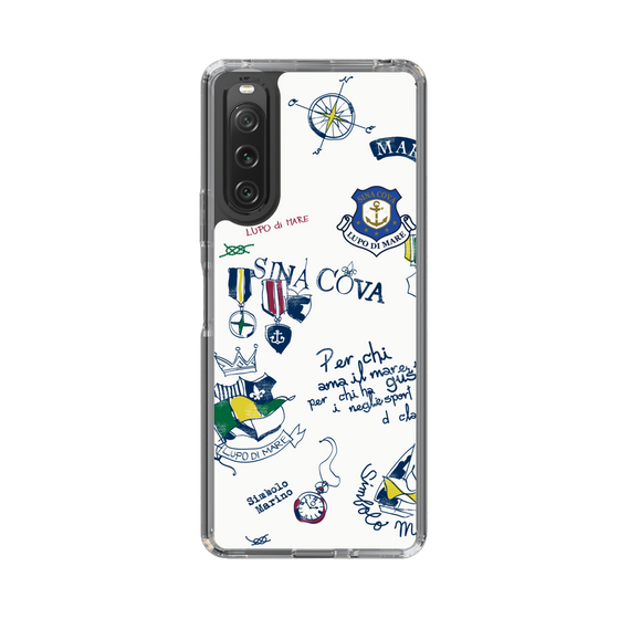 Slim Protection Case［ SINA COVA - All-Over Marine Motif ］