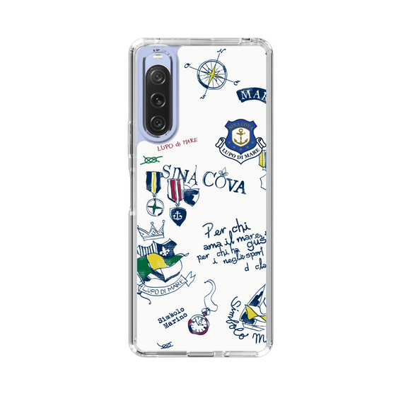 Slim Protection Case［ SINA COVA - All-Over Marine Motif ］