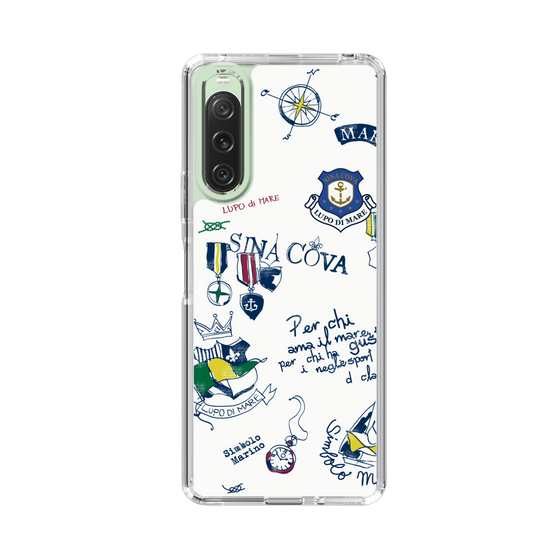 Slim Protection Case［ SINA COVA - All-Over Marine Motif ］