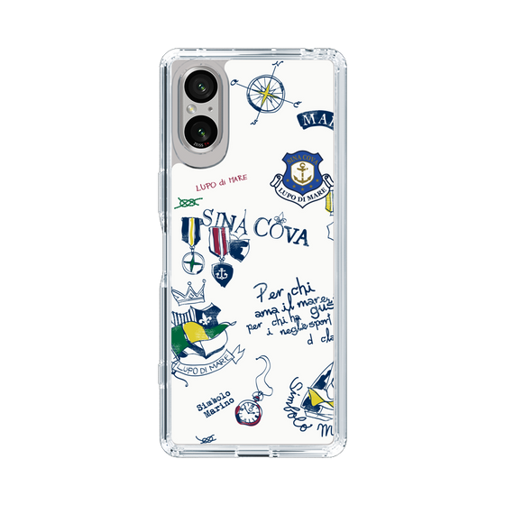 Slim Protection Case［ SINA COVA - All-Over Marine Motif ］