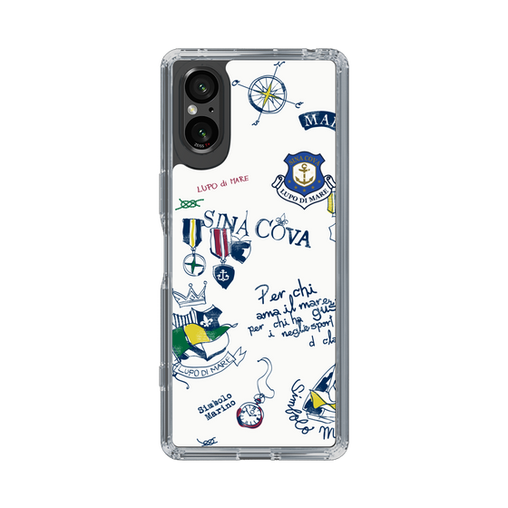 Slim Protection Case［ SINA COVA - All-Over Marine Motif ］