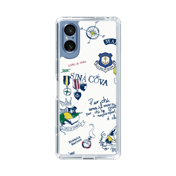 Slim Protection Case［ SINA COVA - All-Over Marine Motif ］