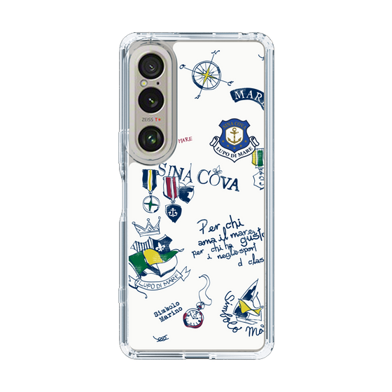 Slim Protection Case［ SINA COVA - All-Over Marine Motif ］