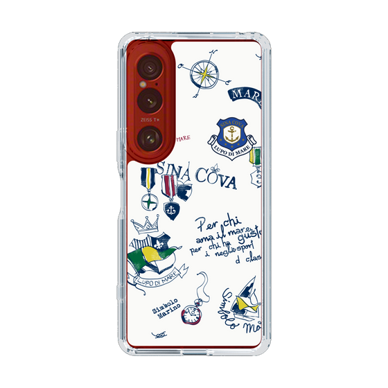 Slim Protection Case［ SINA COVA - All-Over Marine Motif ］
