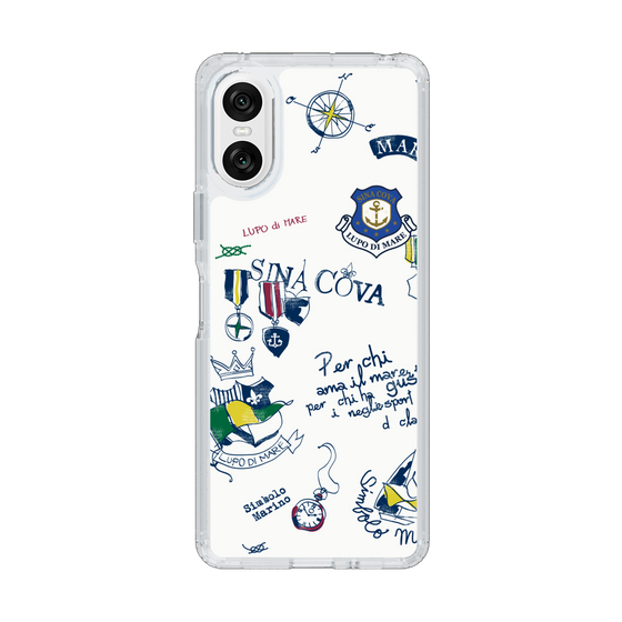 Slim Protection Case［ SINA COVA - All-Over Marine Motif ］