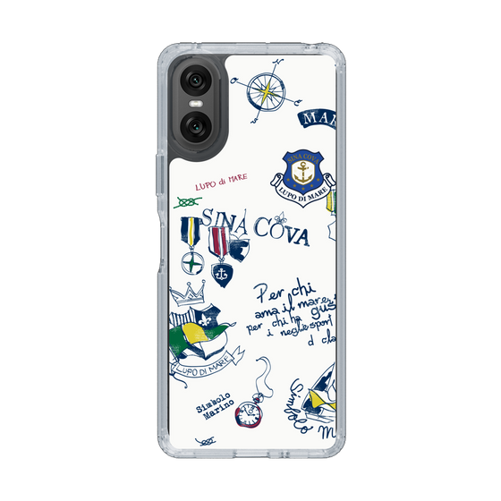 Slim Protection Case［ SINA COVA - All-Over Marine Motif ］