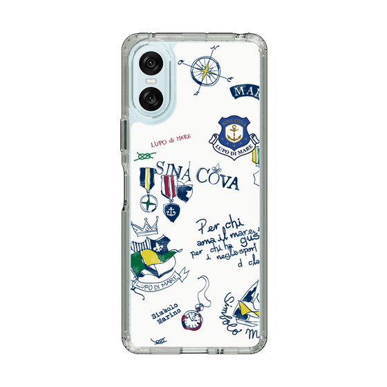 Slim Protection Case［ SINA COVA - All-Over Marine Motif ］