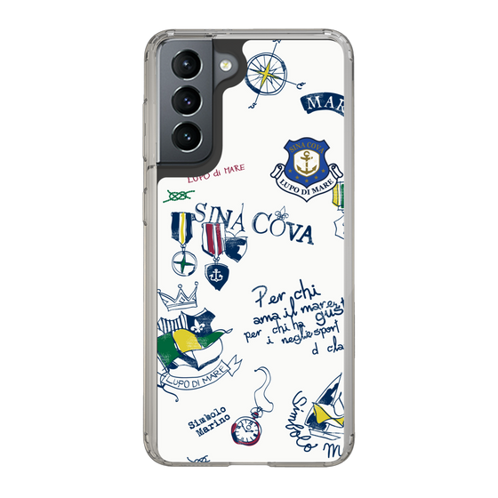 Slim Protection Case［ SINA COVA - All-Over Marine Motif ］