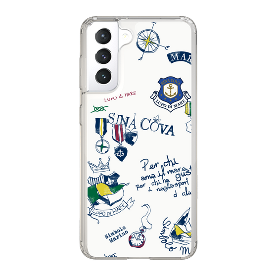 Slim Protection Case［ SINA COVA - All-Over Marine Motif ］