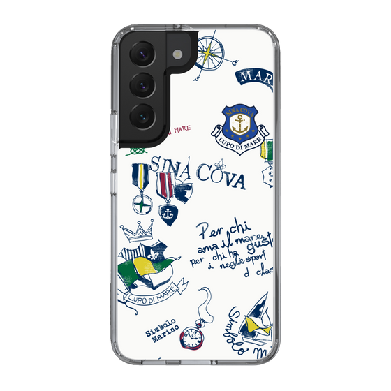 Slim Protection Case［ SINA COVA - All-Over Marine Motif ］