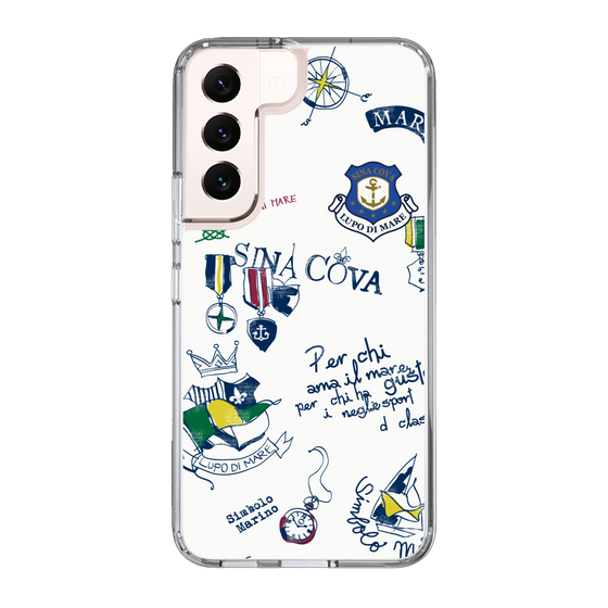 Slim Protection Case［ SINA COVA - All-Over Marine Motif ］