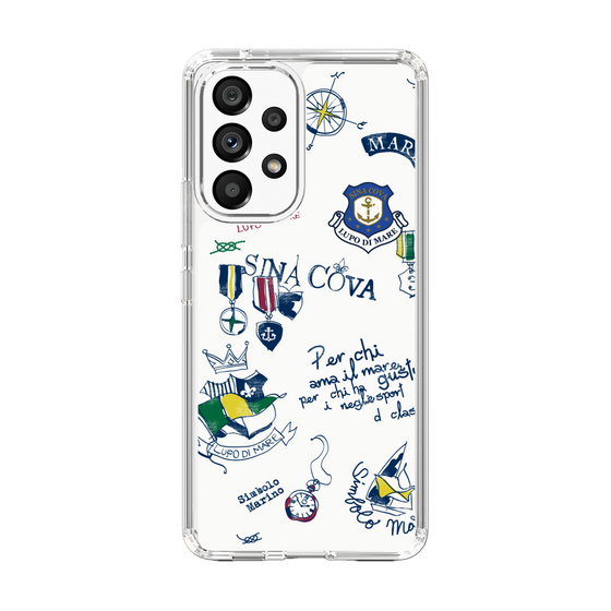 Slim Protection Case［ SINA COVA - All-Over Marine Motif ］