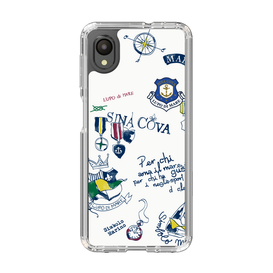 Slim Protection Case［ SINA COVA - All-Over Marine Motif ］