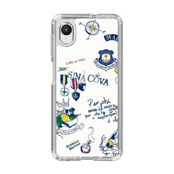 Slim Protection Case［ SINA COVA - All-Over Marine Motif ］