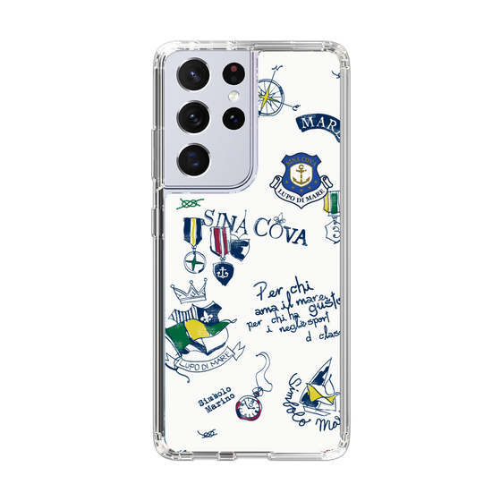 Slim Protection Case［ SINA COVA - All-Over Marine Motif ］