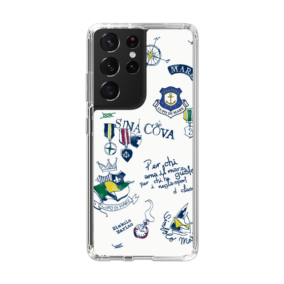 Slim Protection Case［ SINA COVA - All-Over Marine Motif ］