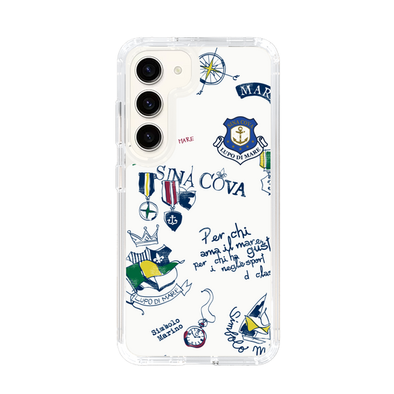 Slim Protection Case［ SINA COVA - All-Over Marine Motif ］