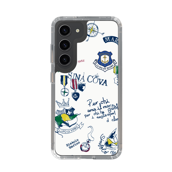 Slim Protection Case［ SINA COVA - All-Over Marine Motif ］