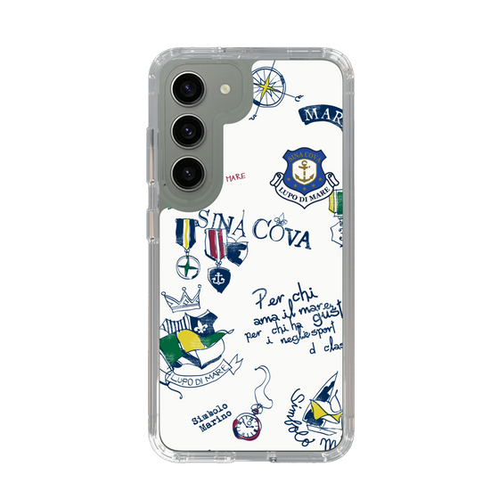 Slim Protection Case［ SINA COVA - All-Over Marine Motif ］