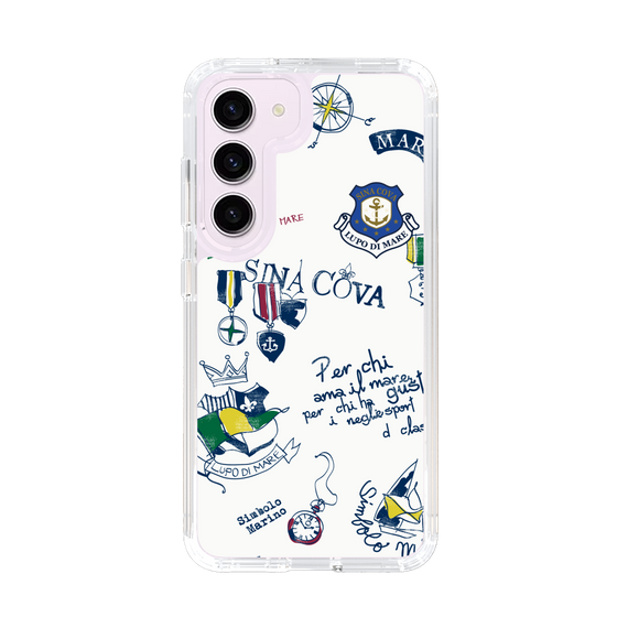 Slim Protection Case［ SINA COVA - All-Over Marine Motif ］